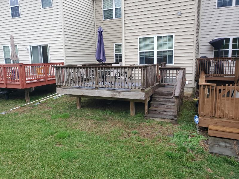 Deck Repair and Staining