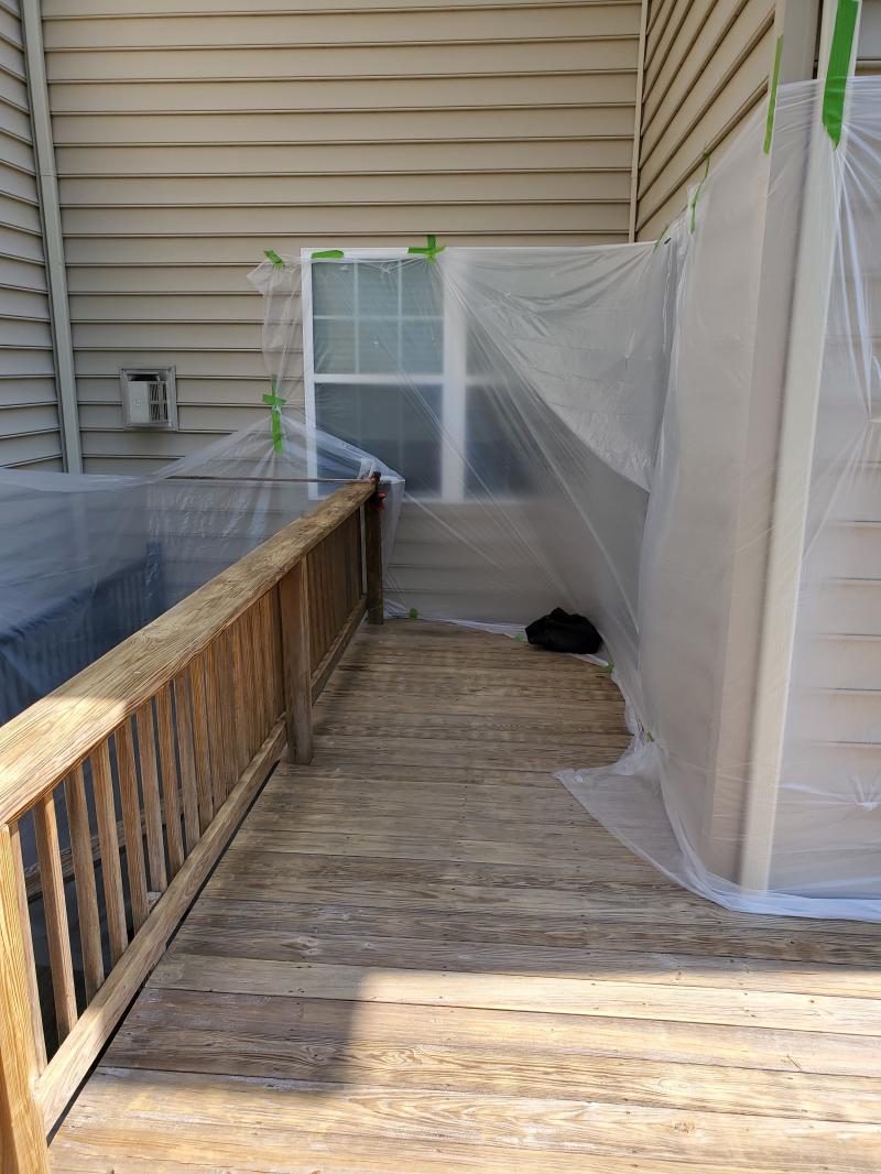 Deck Repairs and Staining / Clearcoat Application