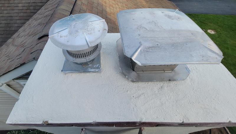 Chimney Stucco Painting and Repairs